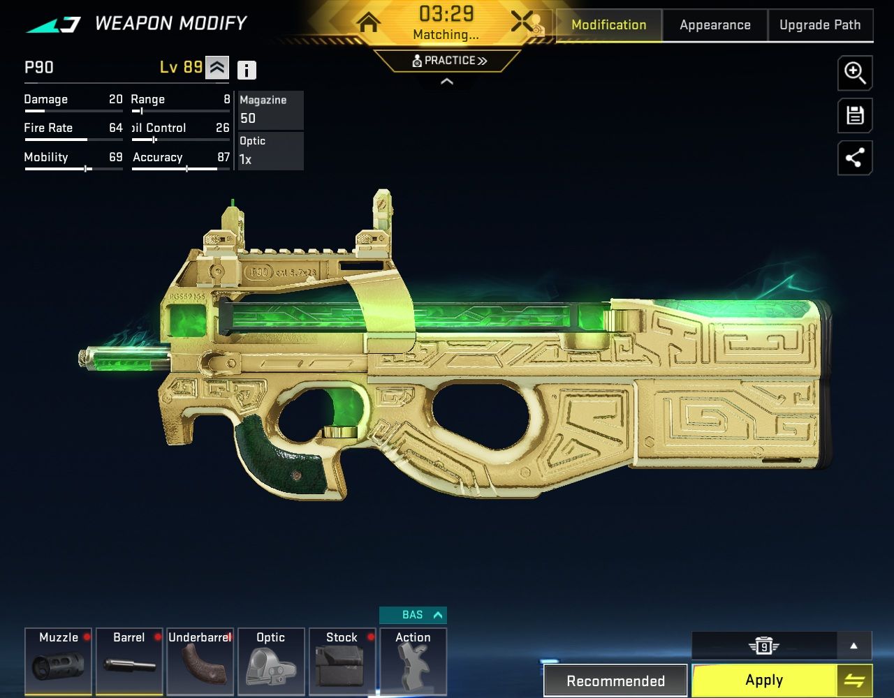 CONTA BLOODSTRIKE COM 1959 DE GOLD