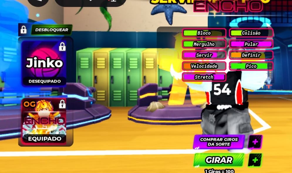Conta de roblox volleybol legends