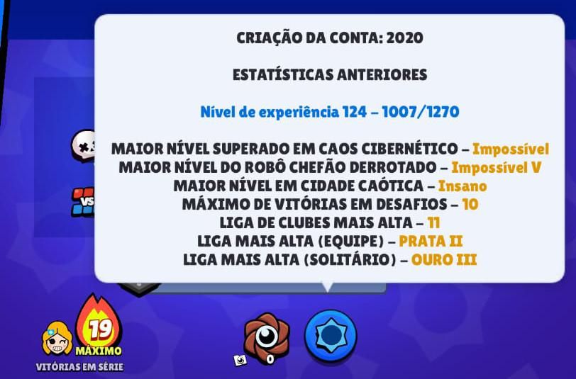 Conta de brawl stars 43K troféus, conta de 2020, 300 gema, 16k Blings