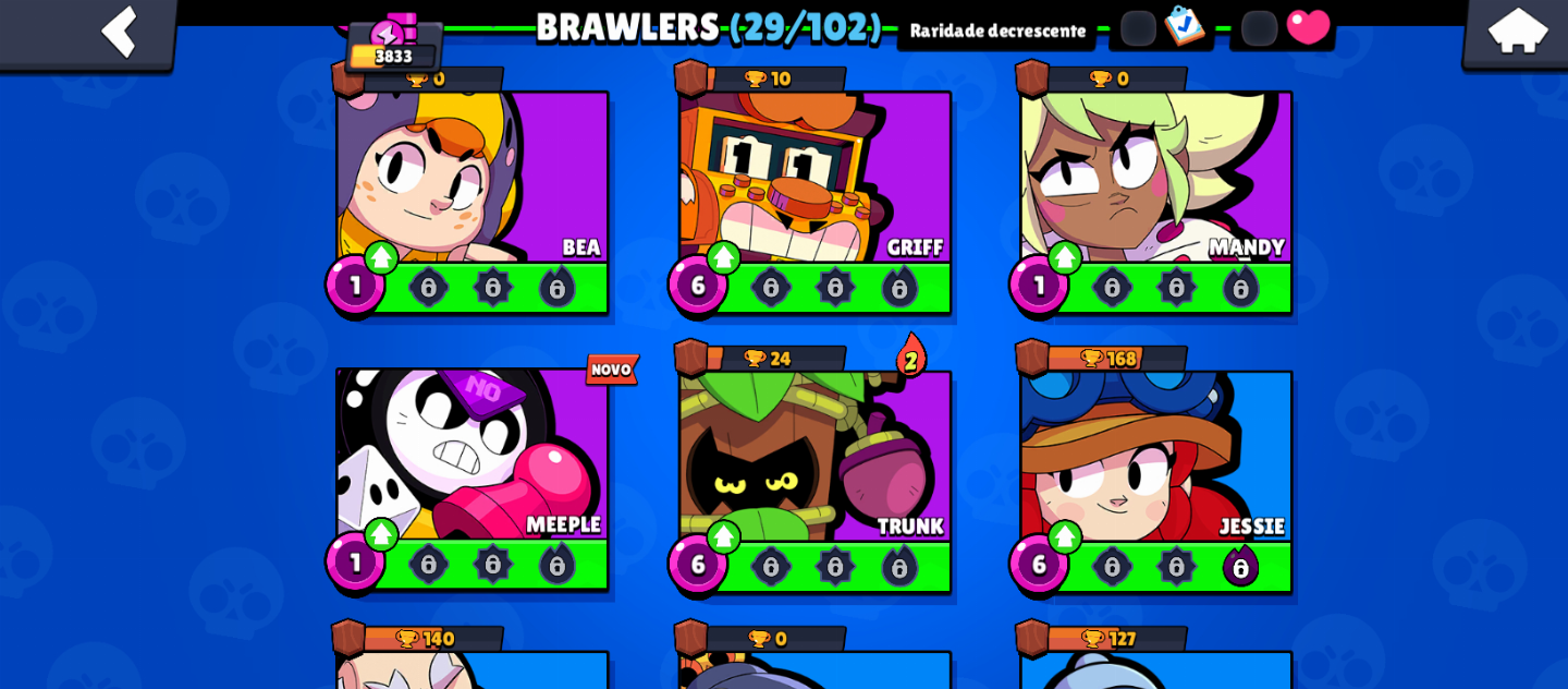 Brawl Stars Brawlers Conta em promoção