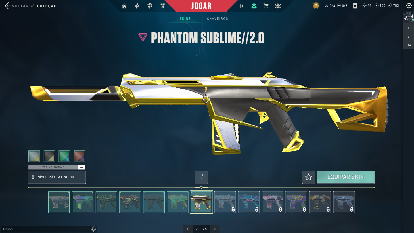 Valorant, Conta desde o Beta, recheada de skins, pacote ancifogo completo