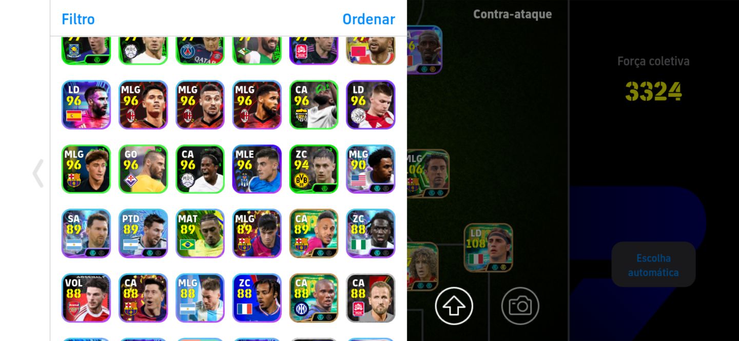 CONTA DE EFOOTBAL TOP dembele,neymar,gullit novo cr7 mbape