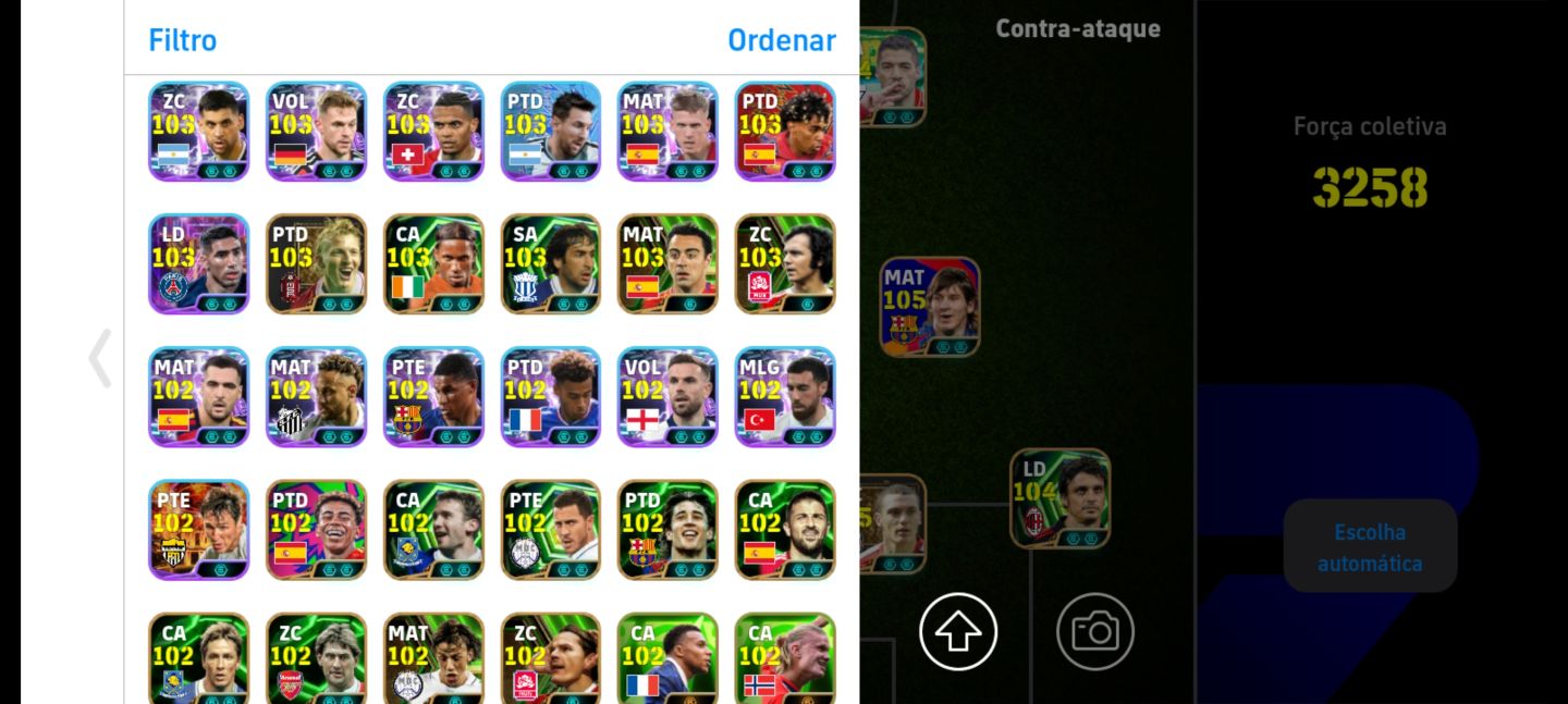 CONTA eFOOTBALL 3258+ FORÇA