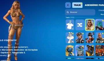 Conta fortnite com 106 skins