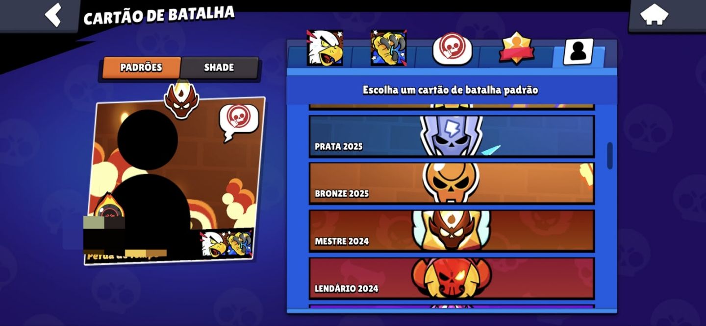 Conta de brawl stars quase Full, já pegou mestre.