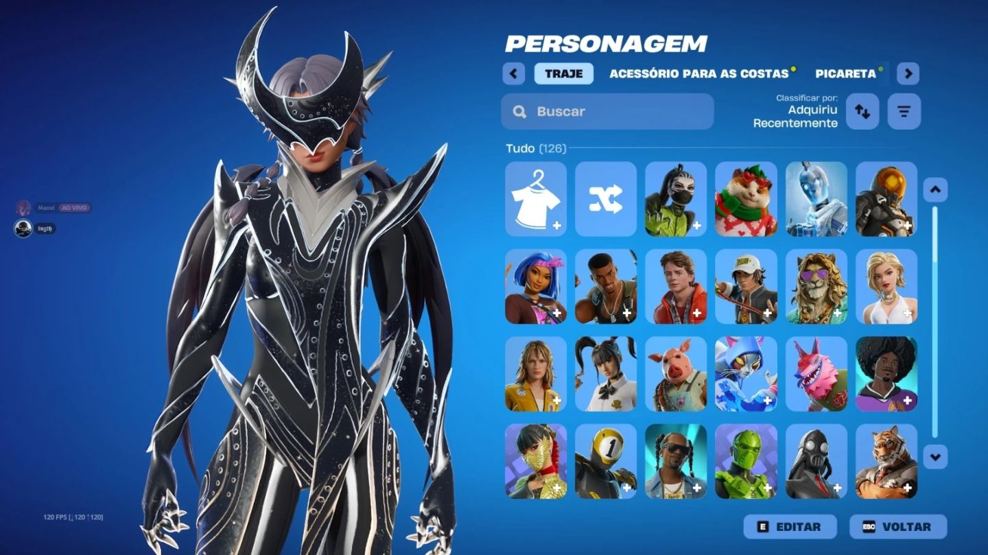 CONTA FORTNITE ANTIGA CAPÍTULO 1 / TEMPORADA 5