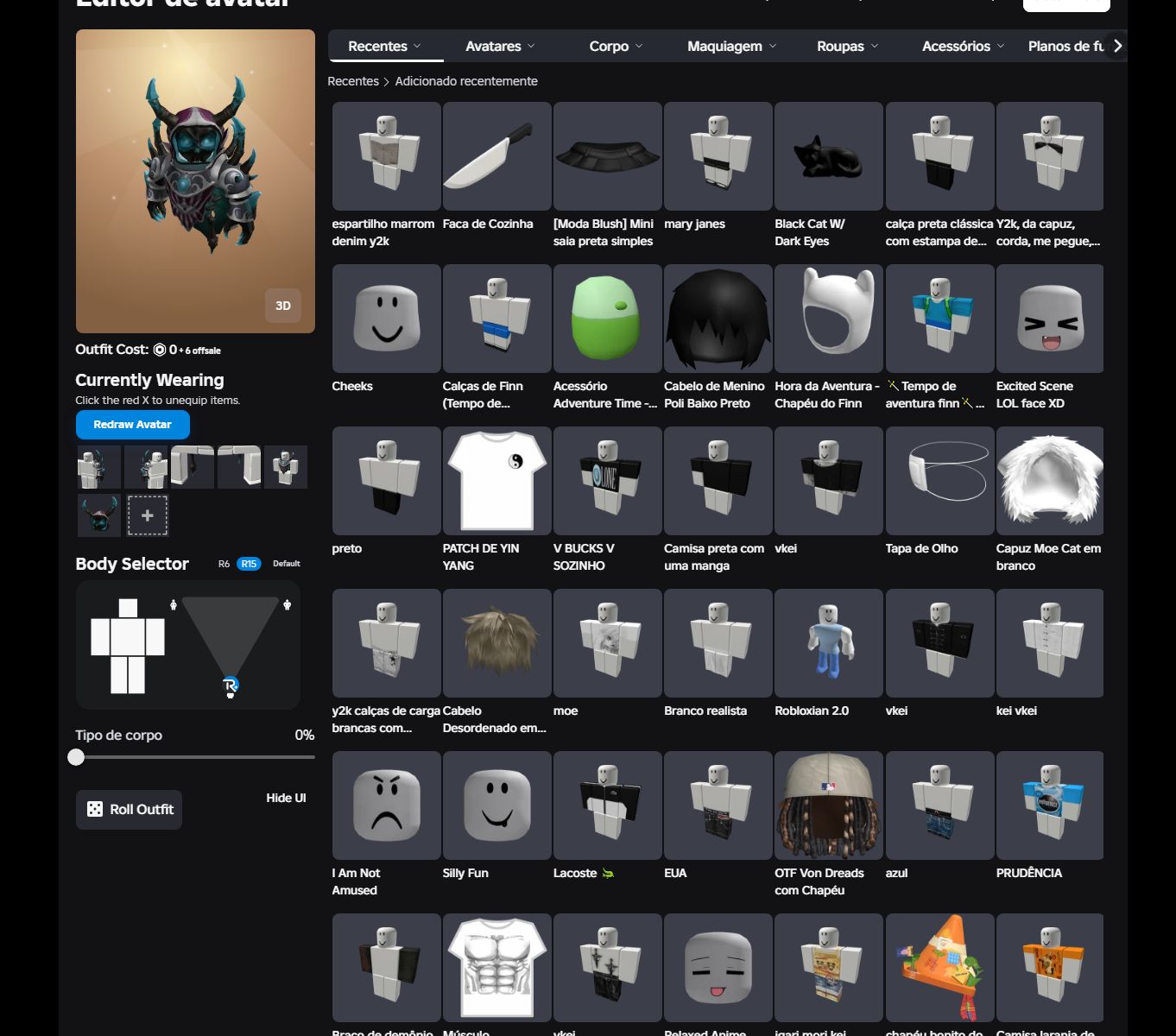 CONTA DE ROBLOX COM KORBLOX DEATHSPEAKER!