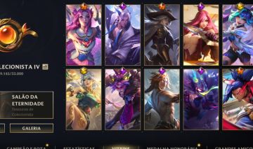 Conta diamante Full Champs 130 skins
