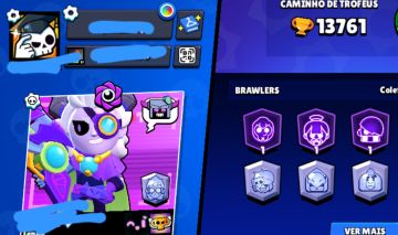 Conta de brawl pronta pra começar várias moedas e com a skin do colt pirata