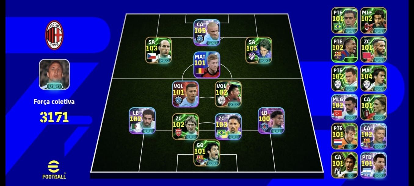 Conta eFootball INSANA | Jogadores fortes | Ótima pra 1 divisão