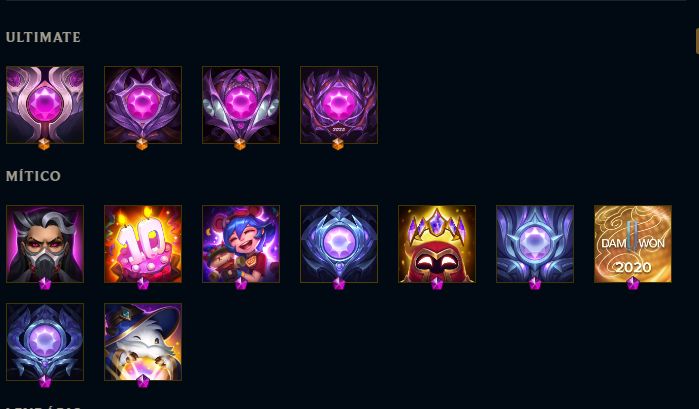 CONTA LOL DIAMANTE-Ex mestre mt seasson / CONTA VALORANT DIAMANTE V26
