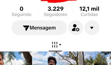 Conta do tik Tok com 3329