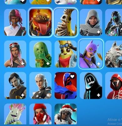 CONTA FORTNITE | 92 SKINS | JOHN WICK | DEMOGORGON | SPIDER-MAN + COLLABS