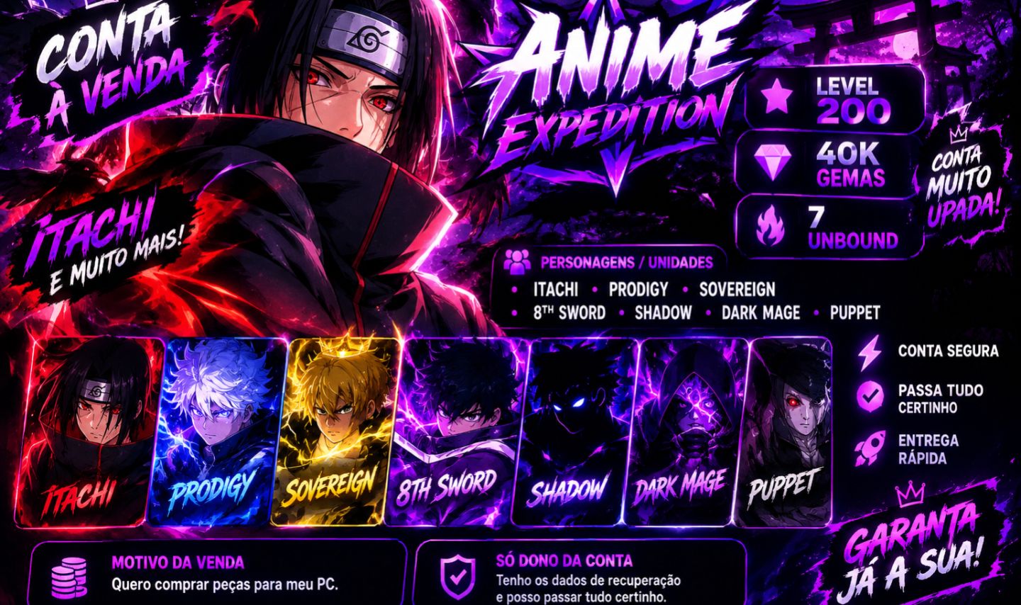 CONTA ANIME EXPEDITION 7 UNBOUND