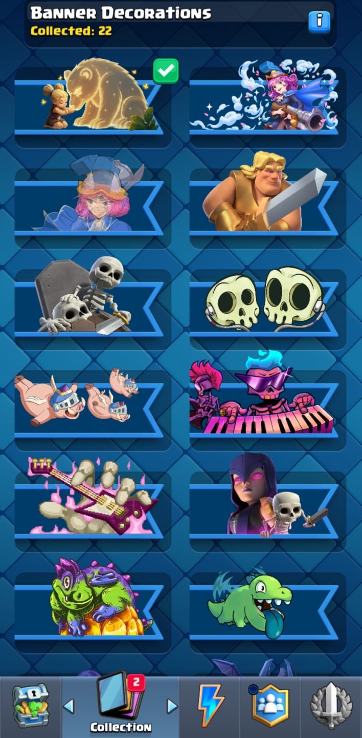 Conta Clash Royale com muitos curingas