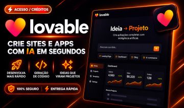 (CRÉDITOS BARATOS) LOVABLE.DEV - CONTA 20 CREDITOS