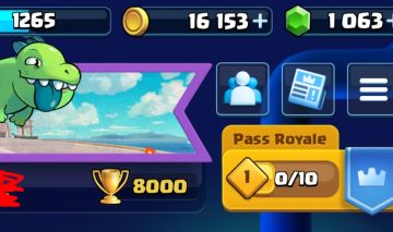 Conta Clash Royale, 8k Troféus, 1000 Gemas