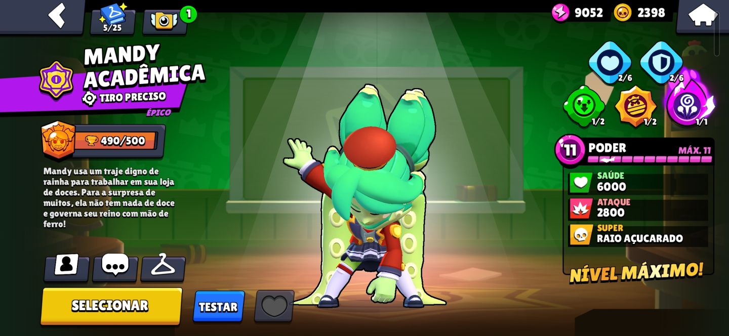 CONTA BRAWL STARS, EXTREMAMENTE GEMADA, DIVERSAS SKINS, E PASSES