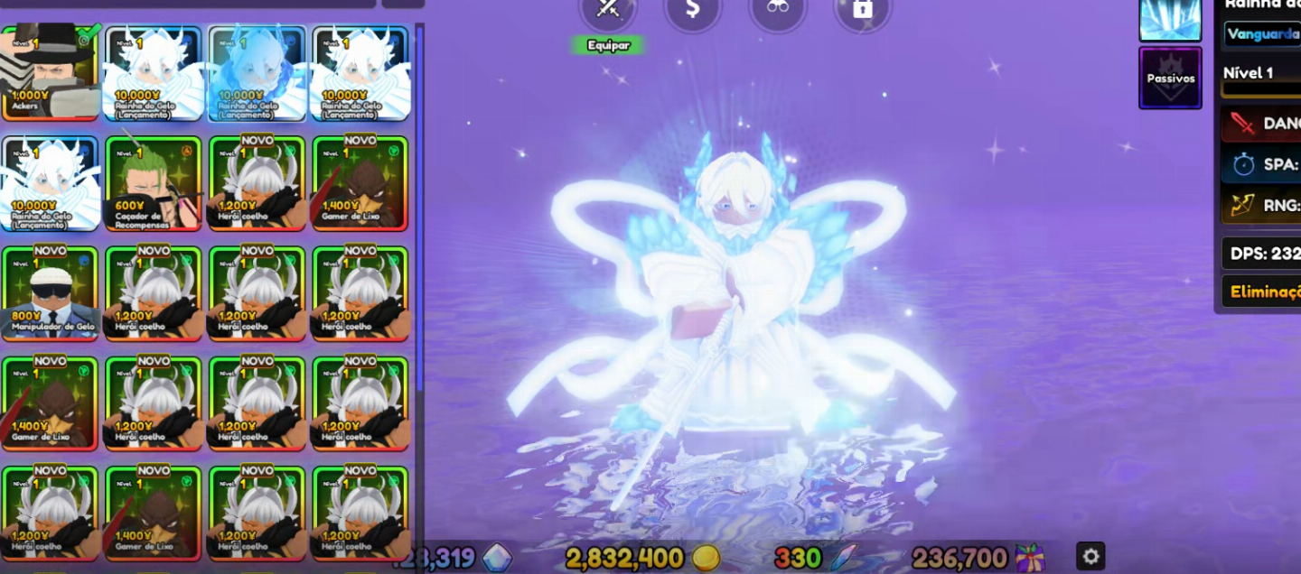 RUKIA VANGUARD NO ESTOQUE, ITENS E FAMILIARS VIA TRADE | ANIME VANGUARDS