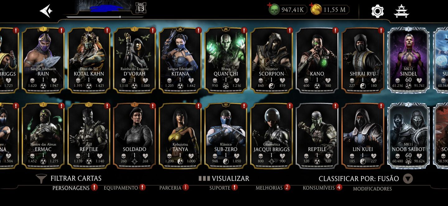 Conta MK mobile IOS