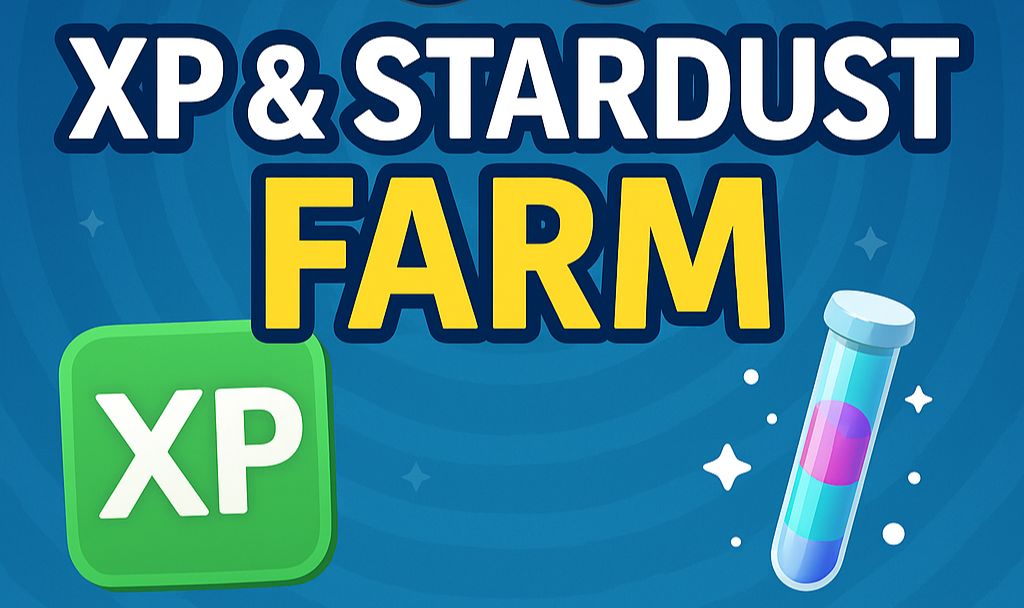 SERVIÇO DE FARM DE XP + STARDUST PARA POKÉMON GO