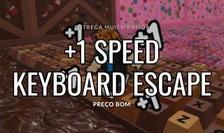 +1 SPEED KEYBOARD ESCAPE / +1 FUGA DE TECLADO DE VELOCIDADE / ENTREGA RAPIDA