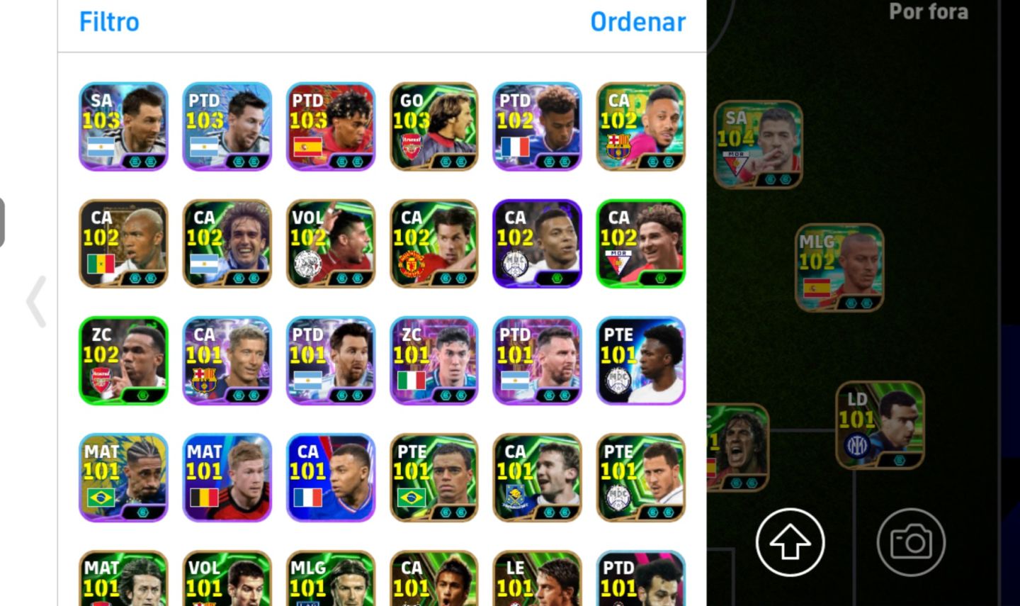 Conta top efootball força 3200