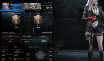 Conta arena breakout com karambit 450 milhões stash