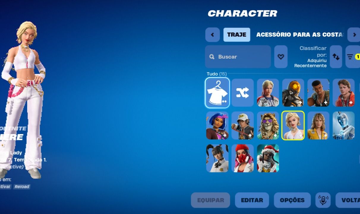 Conta fortnite com 13 skins