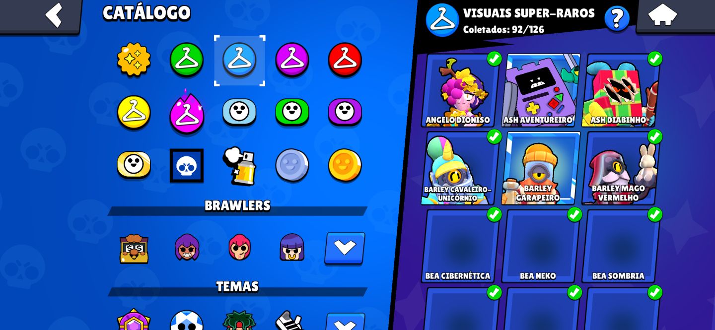 Conta brawl stars 56k + 288 skins