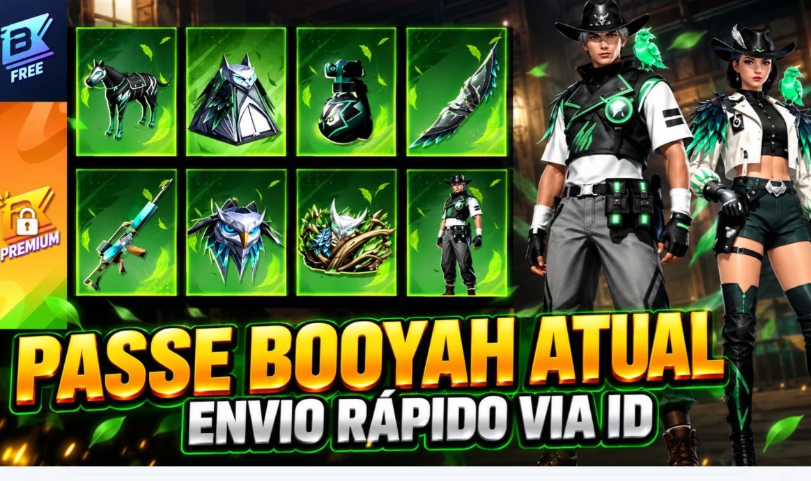 Passe de Elite Booyah Premium Free Fire Entrega Rápida! Via Id sem Adicionar