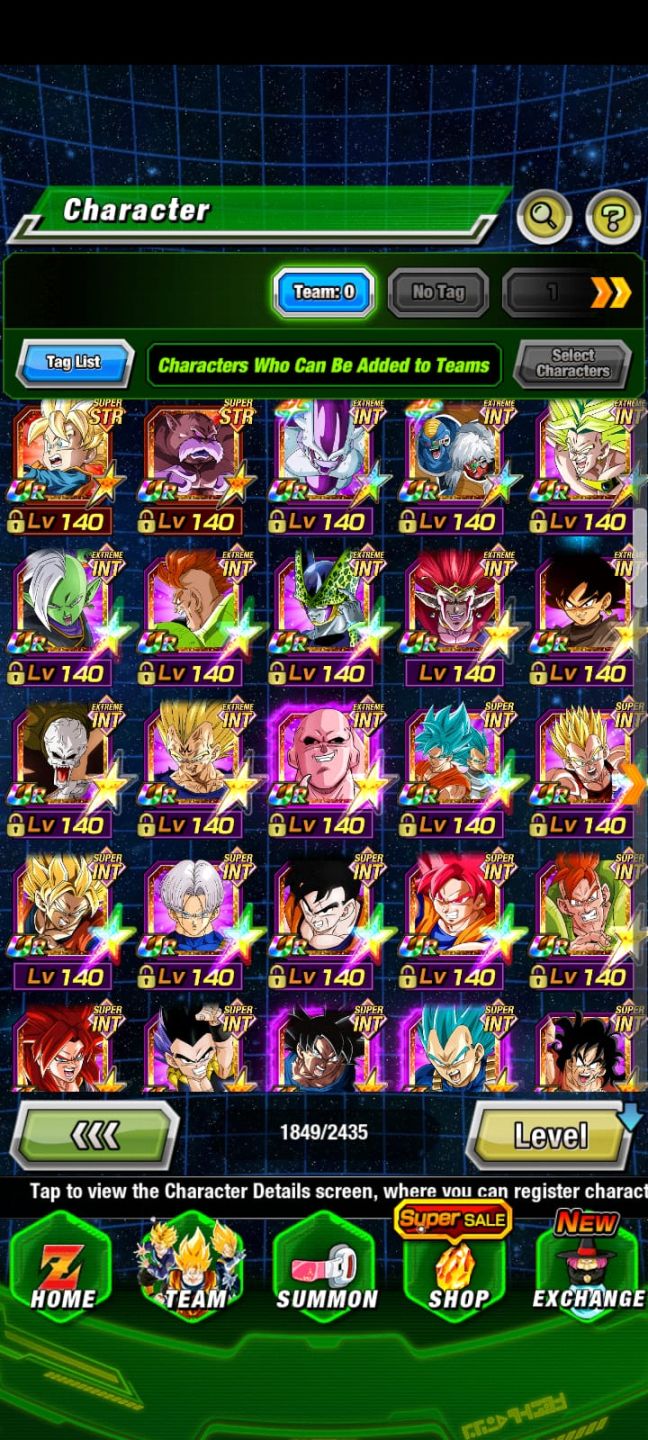 Conta Dokkan battle Avançada (GLOBAL)