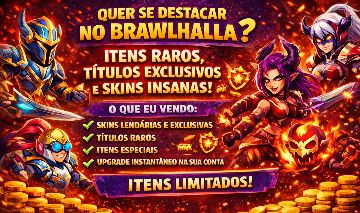 BRAWHALLA - SKINS KEY | TITULOS | ARMAS | CORES | EMOJIS