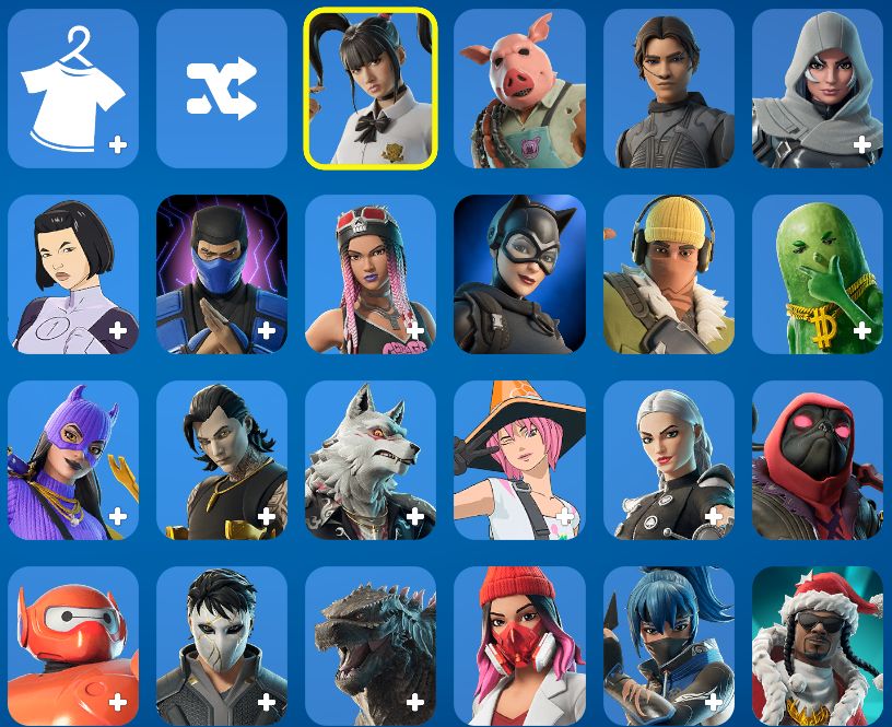 Conta fortnite com melhores skins