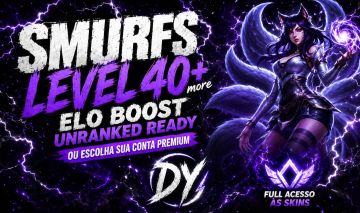 (League Of Legends) Contas de Lol Full Acesso 90% Off Preços Muitas Skins