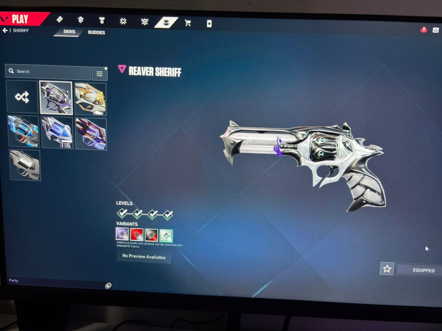 Conta de Valorant a venda, único dono, muitas skins, preço negociavel!