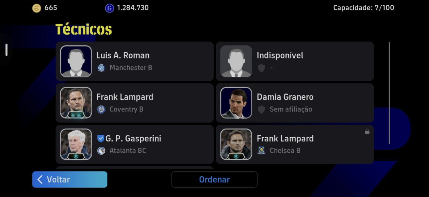 Conta efootball