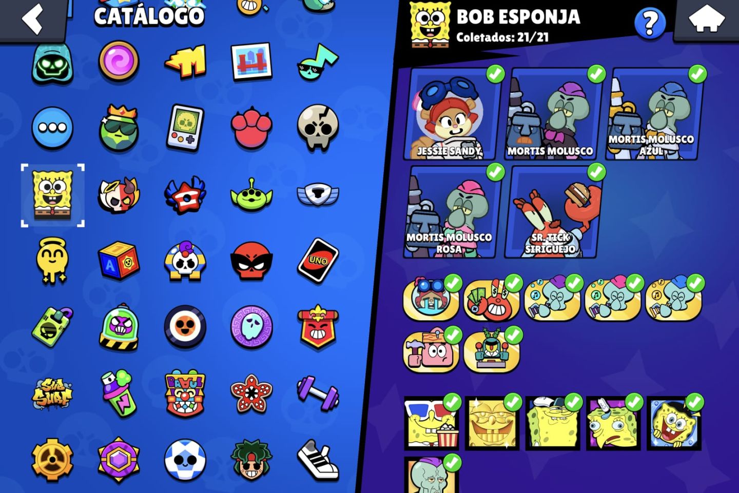 Conta Brawl Stars Full Acesso | 70k+ Troféus | 107/107 Brawler