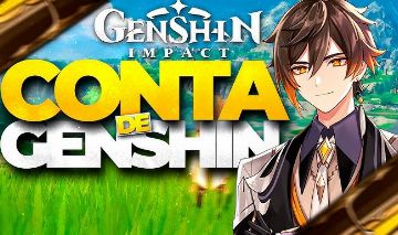 (QUASE DE GRAÇA) Conta Genshin Impact com 4 Personagens T5