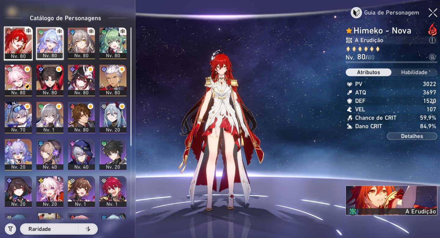 Conta Honkai Star Rail Himeko Nova S1+ cone | Collab + T5