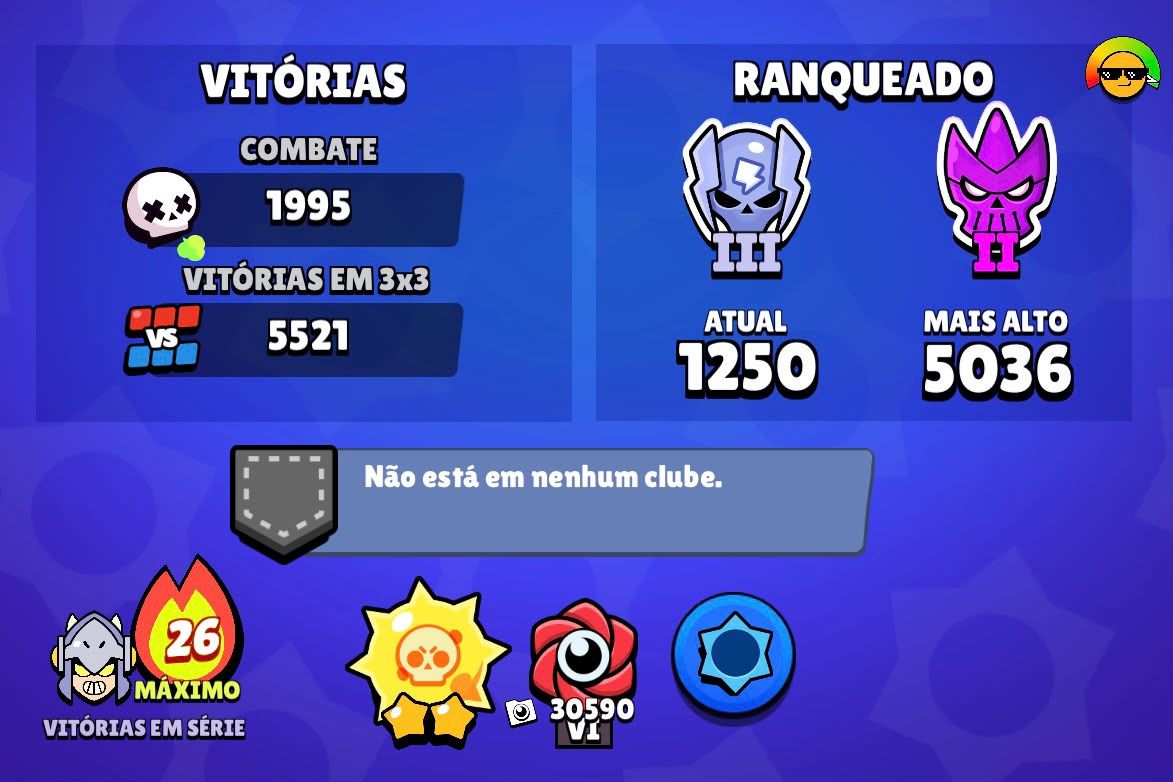 CONTA BRAWL STARS 86K TROFÉUS | MUITAS SKINS | PRO PASS | BRAWL PASS PLUS