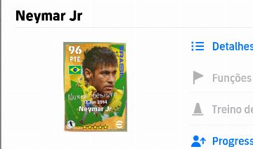 Conta de Efootball antiga com Neymar 2014