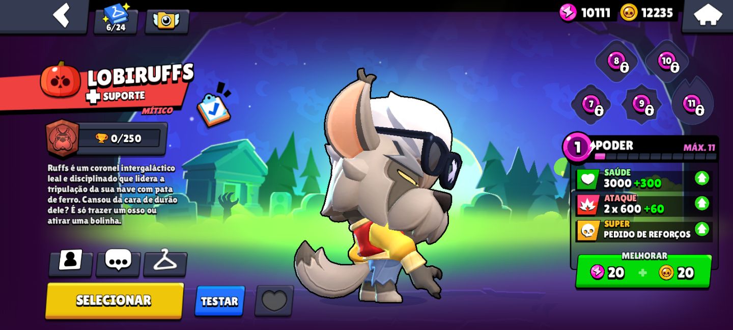 Conta de brawl stars super rara 46k + shelly estelar