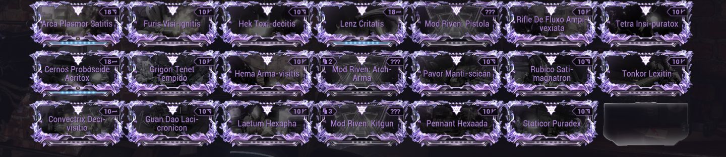 CONTA WARFRAME MR 24