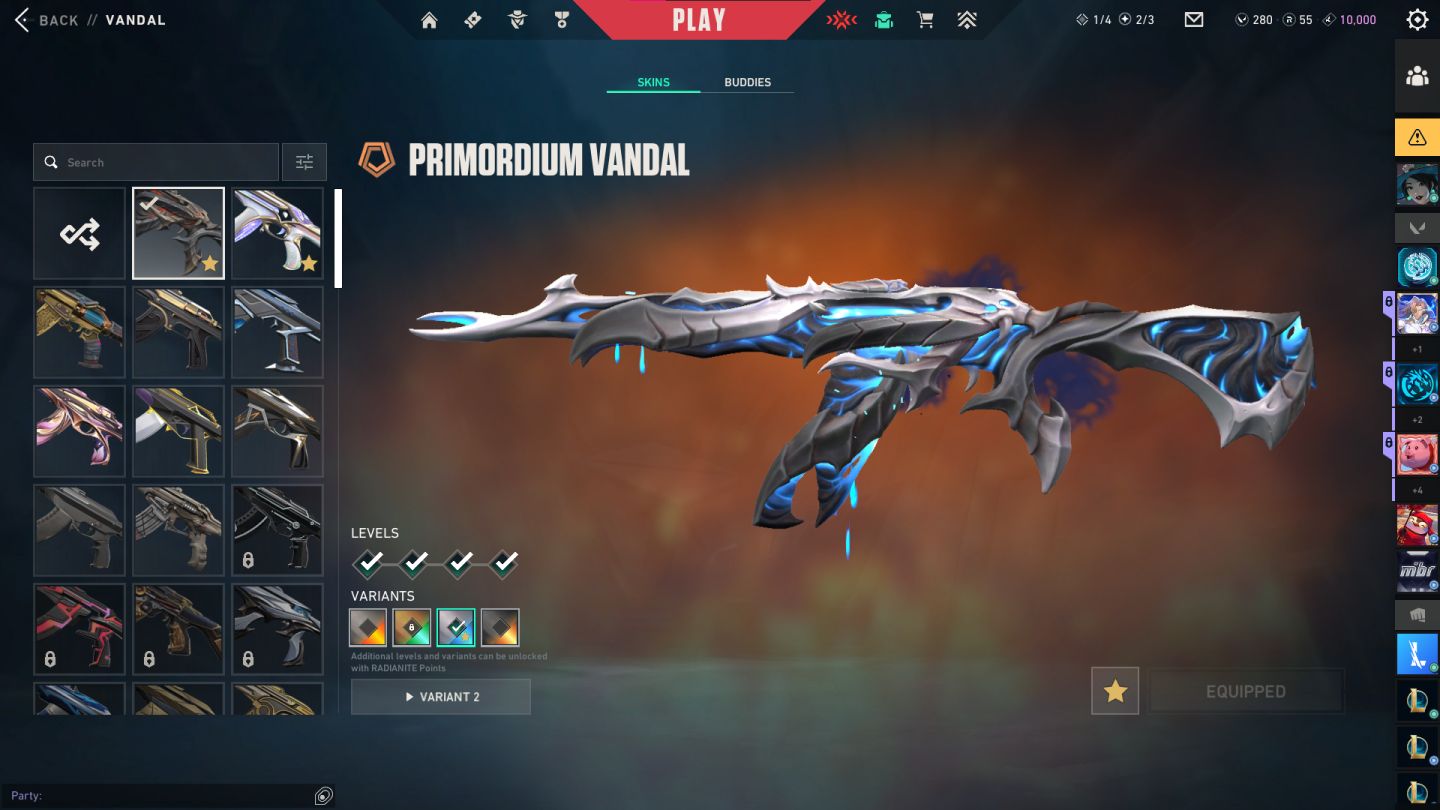 CONTA SERVIDOR EUW VALORANT