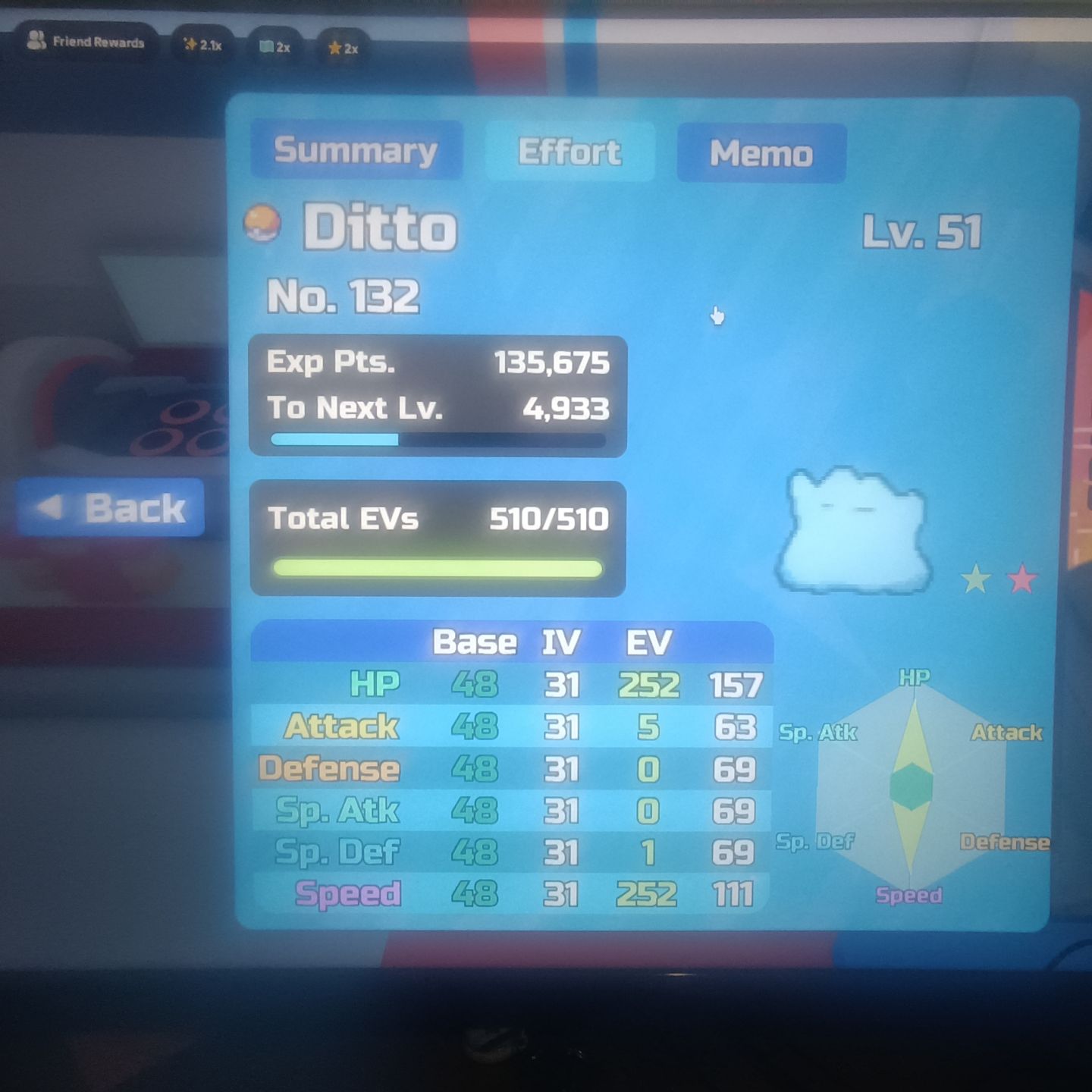 Pokémon BRICK BRONZE FOREVER - DITTO 6X31