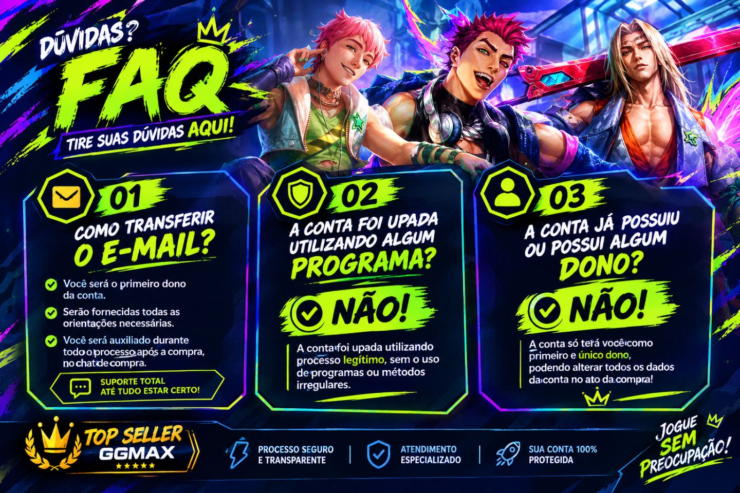 SMURF SKIN Á ESCOLHA / 100% SEGURA. MUDE PARA SEU E-MAIL, TODOS OS DADOS LVL30