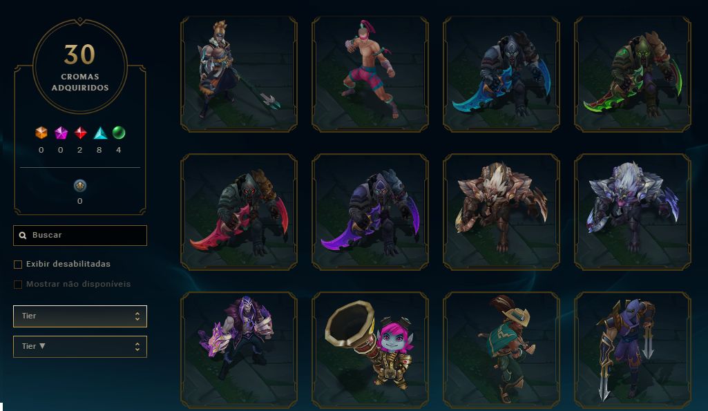 CONTA LEAGUE OF LEGENDS MAIN JUNGLE