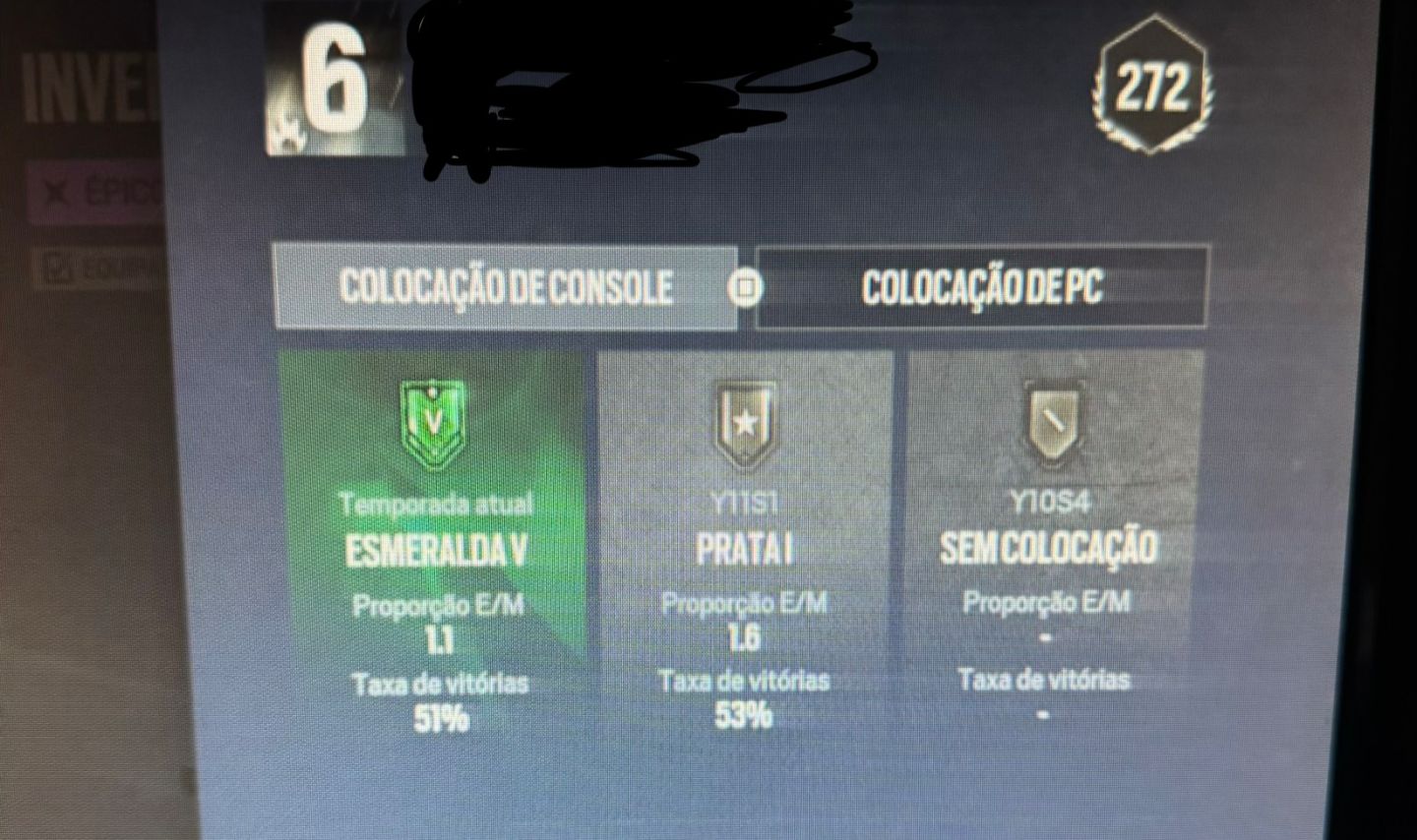 Conta Rainbow Six com black ice para R4C, MP5
