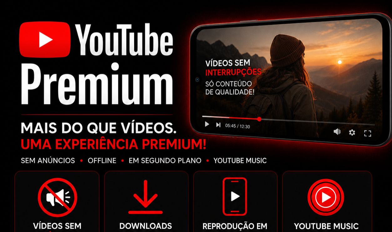 YOUTUBE PREMIUM E FAMILIA